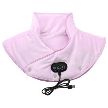 (Purple) Heated Shoulder Massager for Pain Relief