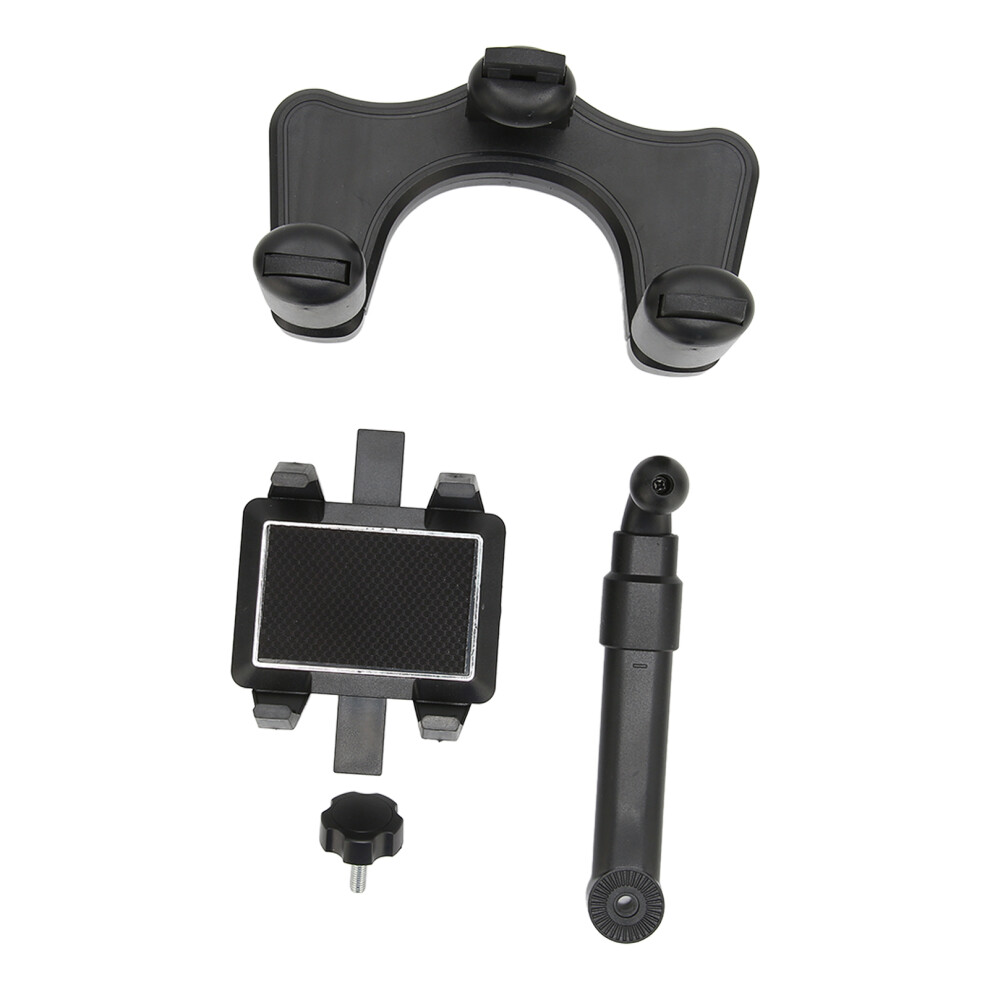 Universal Smartphone Holder For Car Rearview Mirror Retractable Arm360degree Rotation Anti Slip Firmly Locked High Quality Material Elegant 9357860092166