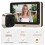 Wireless Doorbell Camera With Digital Peephole Viewer Features720P HD Camera PIR Motion Detection OLCD Screen And Automatic Storage Coverage For 6