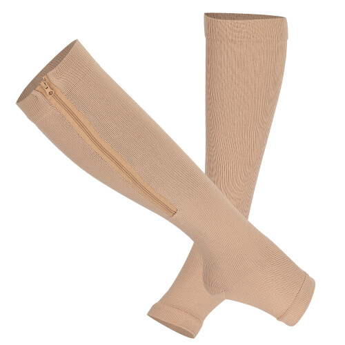 2pcs Compression Socks Australia Open Toe Support Stockings Elastic Leg Support