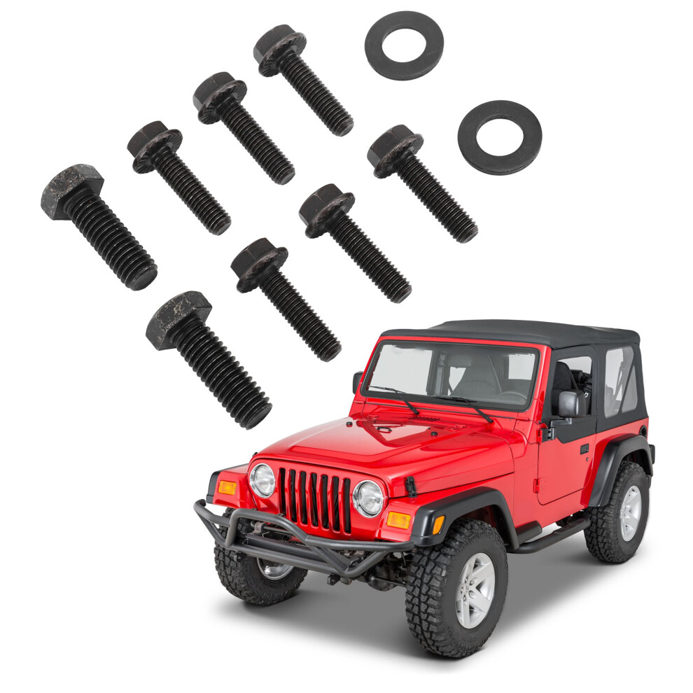 Front Seat Mounting Hardware For Jeep Tj Metal Brackets & Bolts Kit 4601387544789