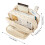 (Beige) Large Student Stationery Pouch for School Teens 2