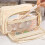 (Beige) Large Student Stationery Pouch for School Teens 4