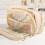 (Beige) Large Student Stationery Pouch for School Teens 7