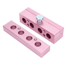 Lippenstiftform aus Aluminium mit 4 Löchern, Mehrzweck-Lippenbalsam-Former für Sandwiches / Gelee