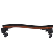Adjustable Violin Shoulder Rest for 3/4 and 4/4 Sizes, Brown/Black