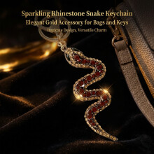 (Champagne) Zodiac Snake Keychain CNY Gift