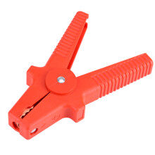 Conectores de pinza de cocodrilo totalmente aislados, fuerte agarre de resorte, metal estañado, funda rígida de ABS, compatibilidad con cargador de