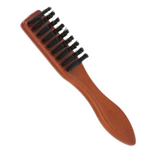Professional Composite Wood Face & Beard Neck Duster Brush for Cleaning