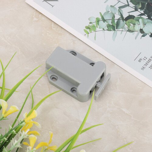 Magnetic Push Catch Spring Loaded Touch Latch Rebounding Push Latch Self Locking Device Fine Workmanship Plastic Material Safe Silent Spring Bounce 2