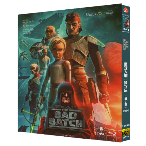 Star Wars: The Bad Batch Season 1-3 Blu-ray 1080P BD