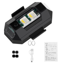 USB-wiederaufladbares Design, Drohnen-Blitzlicht, Antikollisionslicht, geringes Gewicht, FAA-konform, LED-Blitzlicht für Nachtflüge,