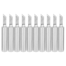 Thermal Conduction Soldering Iron Tips Electroplated Replaceable Soldering Iron Tips Corrosion Resistance Lead Free Soldering Wide Application