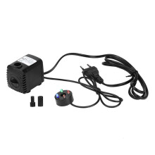 Submersible Fountain Pump, Whisper Quiet Operation Led Light Adjustable Water Flow Rate Strong Suction Cups Easy To Install And Clean Energy Saving