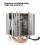 Versatile Use CPU Air Cooler High Quality Testing Four Copper Heat Pipes Enhanced Cooling Efficiency Quiet And Stable Performance 6