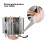 Versatile Use CPU Air Cooler High Quality Testing Four Copper Heat Pipes Enhanced Cooling Efficiency Quiet And Stable Performance 6