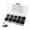 M3Metric Screws And Nut Assortment With Hex Socket Button Head, Countersunk Phillips Design For Reduced Stress On Components In Transparent 7