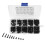 M3Metric Screws And Nut Assortment With Hex Socket Button Head, Countersunk Phillips Design For Reduced Stress On Components In Transparent 3
