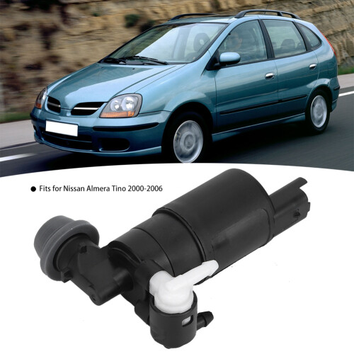 Replacement Washer Pump for Windshield Cleaning, Fits Nissan Models with Precision Manufacturing No Leak Non Squirting Washer Fluid Functionality 2