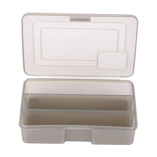 Durable Fishing Gear Organizer Premium Material Plastic Tackle Box With Grid Separation And Drainage Functionality, Bait Storage Container 1
