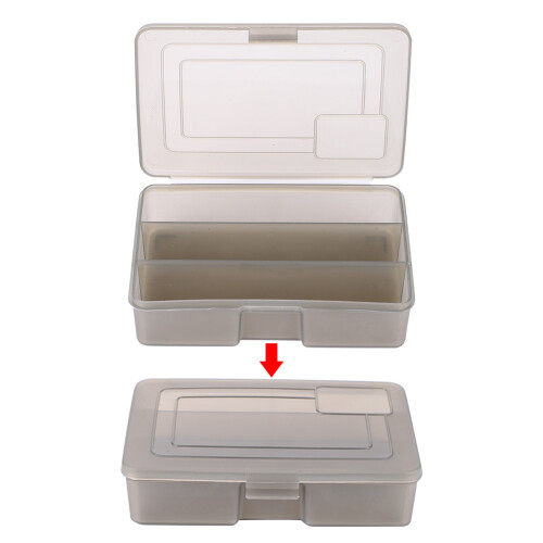 Durable Fishing Gear Organizer Premium Material Plastic Tackle Box With Grid Separation And Drainage Functionality, Bait Storage Container 2