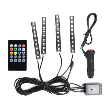LED-kabinelys til biler med 2-linjers design, app-fjernbetjening, stemmestyring, RGB-farveskift, dynamiske effekter, vandtæt, dekorativ belysning