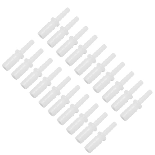 Smooth Surface Inner Wall Plastic Hose Barb Reducer Fitting Barbed Reducing Union Adapter Leak Free Connection High Temperature Resistant Suitable 1