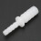 Smooth Surface Inner Wall Plastic Hose Barb Reducer Fitting Barbed Reducing Union Adapter Leak Free Connection High Temperature Resistant Suitable 3