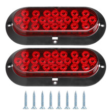 Einfach zu installierende LED-Anhänger-Rückleuchte, wasserdichte LED-Brems- und Blinkerrückleuchte mit stoßfestem Design, Polycarbonat-Linse,