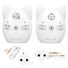 Digital Wireless Baby Monitor Long Range ECO Mode Built In Music Night Light Two Way Intercom Bespoke Listening Comfortable Design