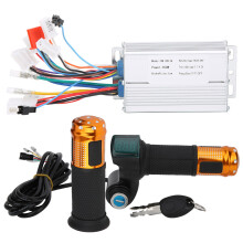 Controlador de velocidad para motor de bicicleta eléctrica sin escobillas, entrada de voltaje ajustable de 36V/48V, alta potencia, protección