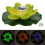 Διακοσμητικό πλωτό φωτιστικό κήπου, RGB LED Lotus με οικολογική ηλιακή τεχνολογία, 7