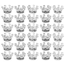 Retro Viking Rune Crown Charms Alloy Antique Silver Rust Resistant Beard Braid Hair Accessories Jewelry Making Components Creative Hairstyle Solutions