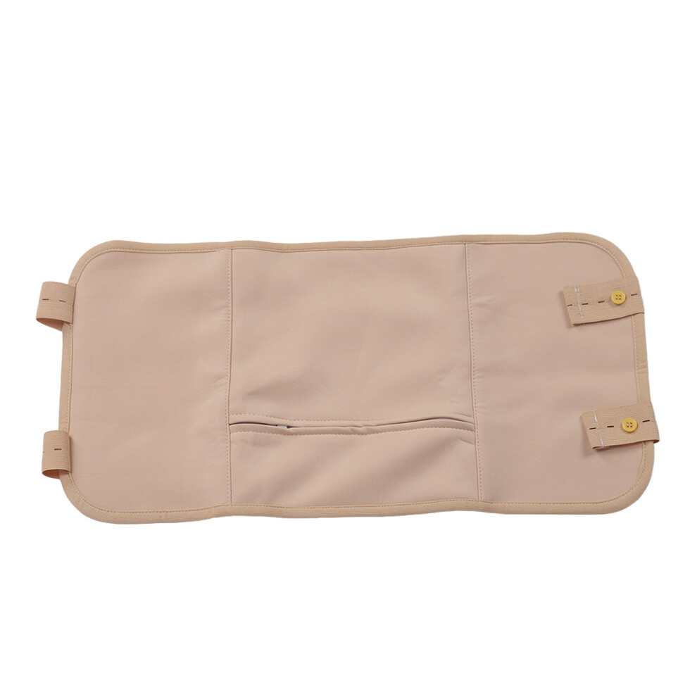 Reusable Castor Oil Pack Wrap with Adjustable Strap - Flannel Compress