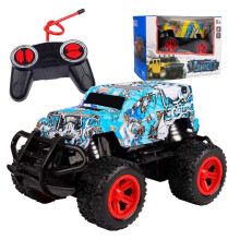Monstertruck-Spielzeug für Jungen und Mädchen mit herausnehmbarem Akku, ferngesteuertem Amphibienfahrzeug, stoßfestem Rahmen, leistungsstarken