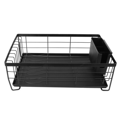 Escorredor de pratos elegante para bancadas de cozinha. Design sofisticado e bonito, antiderrapante, resistente ao calor e multiuso. 1