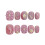 3D Flower Press-on Nails, 10PCS, Pink, Reusable 2