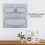 Multi Functional Wall Caddy For Home Essentials Scratch Free Adhesive Durable Plastic Storage Organizer With Hooks For Kitchen Bathroom Office Simple 5