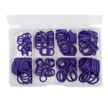 Kits de anéis para sistemas de ar condicionado automotivo, arruelas de vedação com resistência à corrosão, anéis de borracha resistentes ao