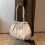 (Light Beige) Women\'s Yellow Top Handle Satchel Bag 2