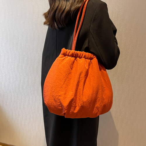(Orange Red) Women\'s Yellow Top Handle Satchel Bag 2