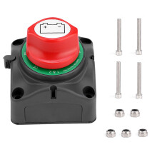 Secure Electrical System Battery Power Cut for Marine Use On Off Switch Durable ABS Plastic Housing Waterproof Heavy Duty Battery Isolator Disconnect
