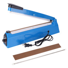 Manual Impulse Heat Sealer12Inch Bags Sealer Machine Temperature Adjustment Lightweight Design Built In Fuse Easy To Use Energy Conservation Non