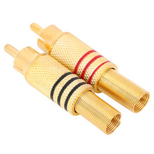 RCA Audio Connectors Zinc 20 Pack Replacement for Home AV Gear