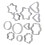Stainless Steel Cookie Cutters Set Easy To Grip Sharp Bottom Rust Resistant Multi Purpose Use Baking Tools Oven Safe Dishwasher Safe Finger 5