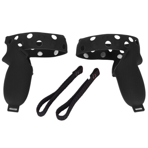 Controller Grips For Meta Quest3Quick Battery Replacement Non Slip Handle Signal Friendly Design Adjustable Strap Secure Grip Solid Capacitors