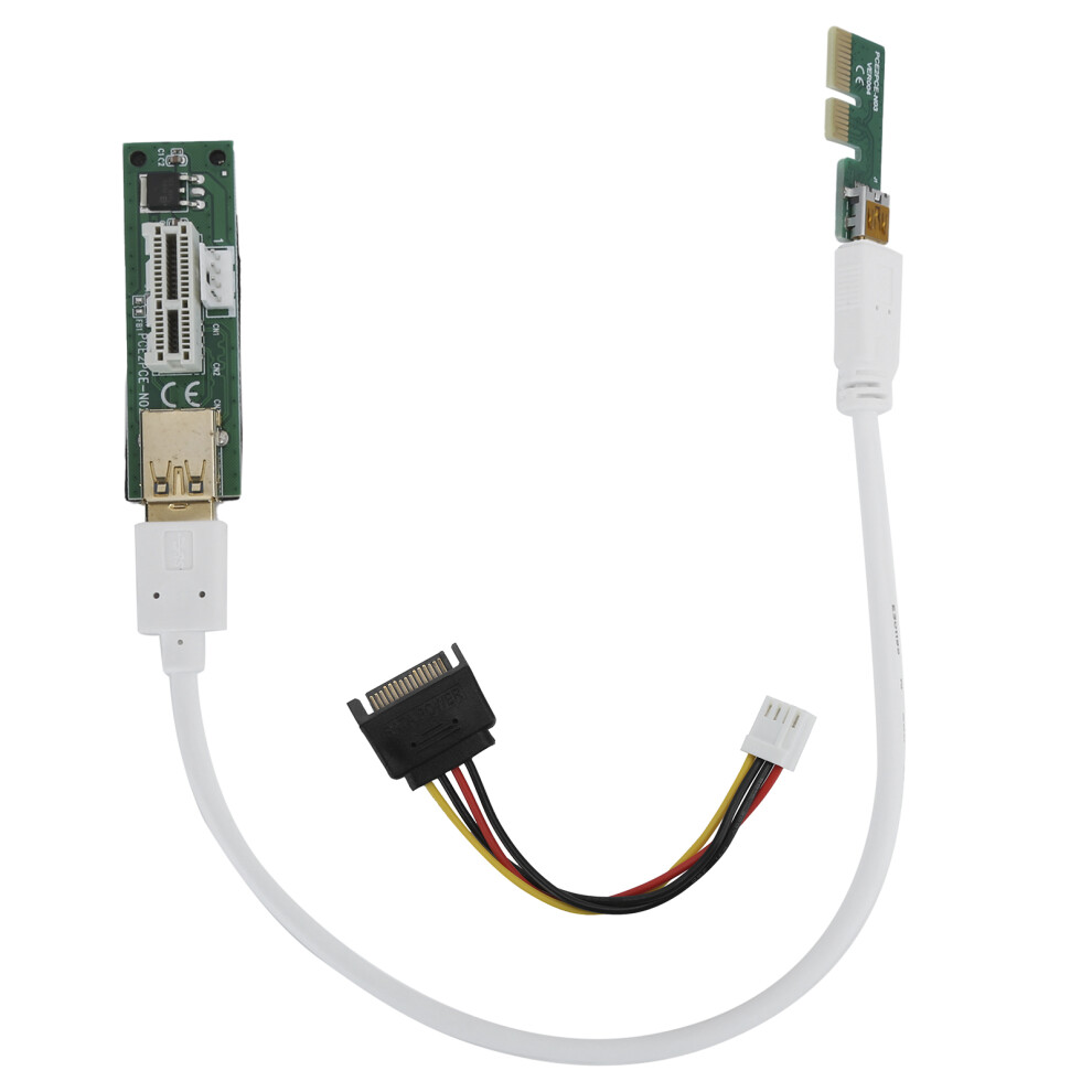 Flexible Riser Card Adapter For Pcie X1expansion, Data Transmission Speed2.5gbps With Pci Bus Support For Mining Rig And Hardware Testing 9357860106030
