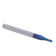 Wood Milling Tool Spiral CNC Router Bits Ball Nose End Mill With4Flute Nano Blue Coated Solid Carbide For Side Milling And3D Carving On Machining