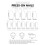 24PCS Snowflake Press-on Nails for Christmas Party 1