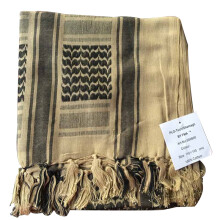 (Gray) Military Tactical Scarf - Desert Camo with Tassel